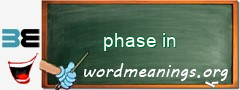 WordMeaning blackboard for phase in